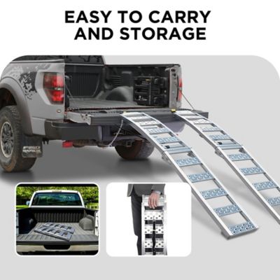 Image showing  1500 lb. Arched Aluminum Ramp 90 x 11in.