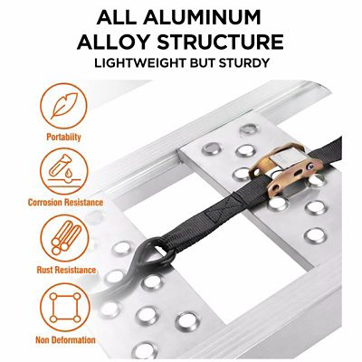 Image showing  3000 lb. Arched Aluinum Ramp 90 in. x 12 in.
