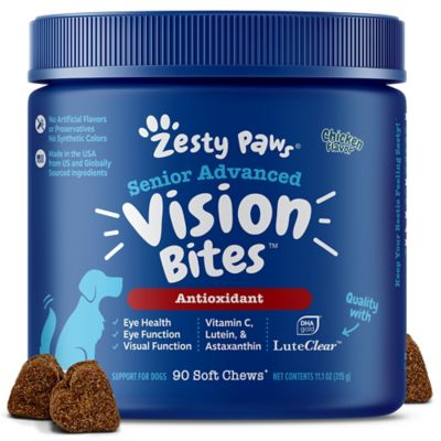 Image showing 6 th Zesty Paws Senior Advanced Vision Bites, Chicken, 90 ct.
