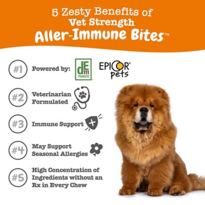 Image showing 5 th Zesty Paws Vet Strength Allergy & Immune Bites, Smoked Cheese, 90 ct.