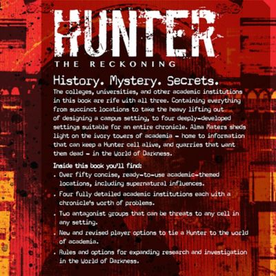 Image showing  Hunter The Reckoning 5th Edition Alma Maters Sourcebook