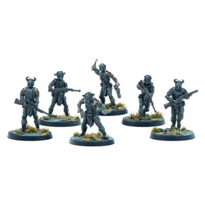 Modiphius Fallout Miniatures, Cult of the Mothman Follower 6 Figures
