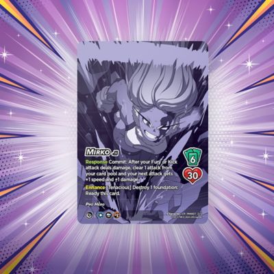 Image showing  My Hero Academia Girl Power Booster - 11 Card Hanging Pack Card Game