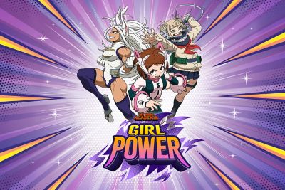 Image showing 6 th Universus My Hero Academia Girl Power Booster - 11 Card Hanging Pack Card Game
