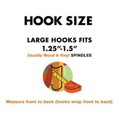 Image showing  RailScapes 1.25-1.5 in. - 1 Pack - Floating Railing Planter Holder