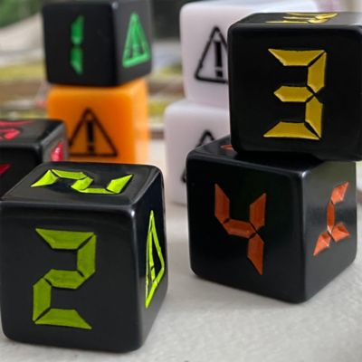 Image showing  Rallyman Dirt - Dice Pack - Includes 11 Custom Dice For 1 Player