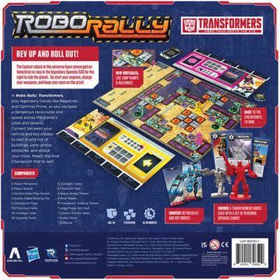 Image showing  Robo Rally Transformers - Racing Board Game, Ages 14 Plus, 2-4 Players