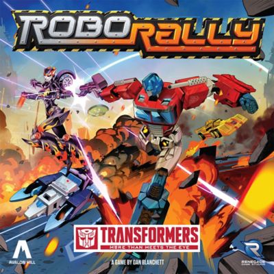 Image showing 9 th Renegade Game Studios Robo Rally Transformers - Racing Board Game, Ages 14 Plus, 2-4 Players