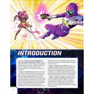 Image showing  Power Ranger Roleplaying Game- Beneath the Helmet Sourcebook