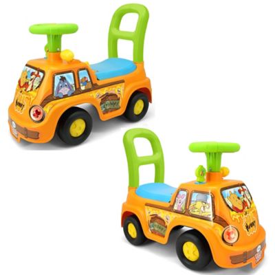 Image showing 5 th Kiddieland My First Adventure Ride-On Pooh Honey Van - Disney Lights & Sounds Vehicle