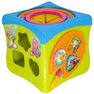 Kiddieland Light & Sound Activity Cube - Music & Animal Themed Interactive Toy