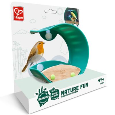 Hape Nature Fun - Window Bird Feeder, Kids Ages 4 Plus