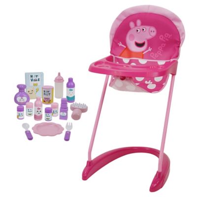 Image showing 3 th Peppa Pig 21 pc. Doll Play Set - Pink & White Dots, Ages 3 Plus
