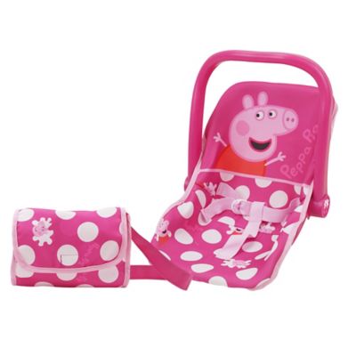 Image showing 5 th Peppa Pig 21 pc. Doll Play Set - Pink & White Dots, Ages 3 Plus