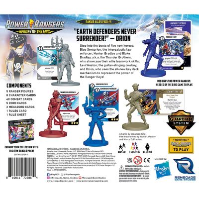 Image showing  Power Rangers Heroes of the Grid Allies Pack #4, 2 -5 Players, For Ages 14 Plus