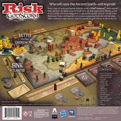 Image showing  Risk Godstorm - Command 5 Ancient Cultures! Board Game, Ages 10 Plus, 2-5 Players