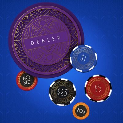 Image showing 4 th Renegade Game Studios Vegas Showdown - Bidding & Strategy Board Game, Ages 12 Plus, 3-5 Players