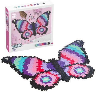 Image showing  Puzzle by Number - Butterfly - 800 Piece, Kids Ages 7 Plus