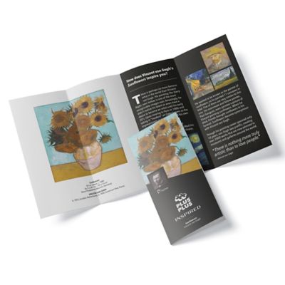 Image showing  Inspired - Van Gogh, Sunflowers - 350 Pieces, Kids Ages 7 Plus