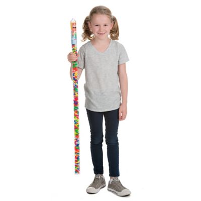 Image showing  Super Tube - Neon Color Mix - 500 Pieces, Kids Ages 5 Plus