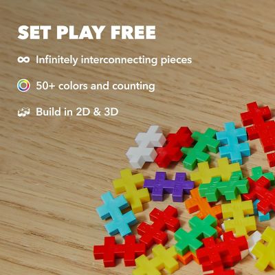 Image showing 7 th Plus-Plus Super Tube - Pastel Color Mix - 500 Pieces, Kids Ages 5 Plus