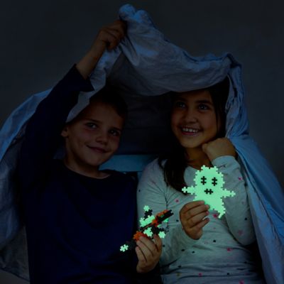 Image showing 5 th Plus-Plus Super Tube - Glow-In-The Dark Mix -500 Pieces, Kids Ages 5 Plus