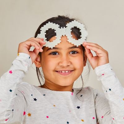 Image showing 7 th Plus-Plus Open Play Tube - Glow-In-The-Dark Mix - 240 Pieces, Activity Kids Age 5 Plus