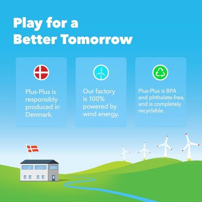 Image showing 5 th Plus-Plus Instructed Play Tube - Sports - 240 Piece, Kids Ages 5 Plus