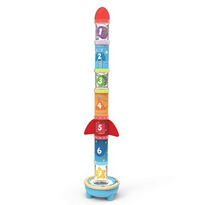 Hape Rocket Ball Air Stacker- Sorting & Construction Stacking Toy