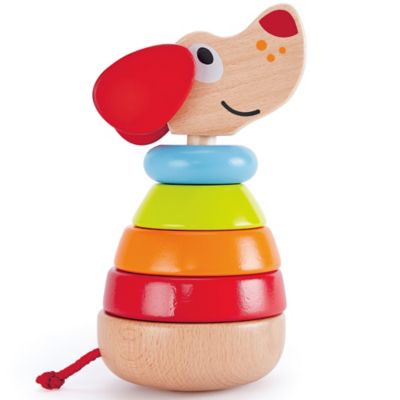Hape Pepe Sound Stacker- 6 pc. Wooden Puppy Toy