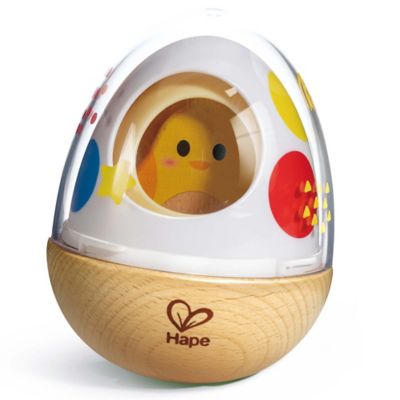 Hape Wobble Wonder Stacker - Nesting Chicken & Egg Shell Toy