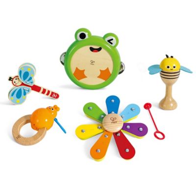 Hape Nature Band Rhythm Kit - 5 pc. Music Instrument Toy Set