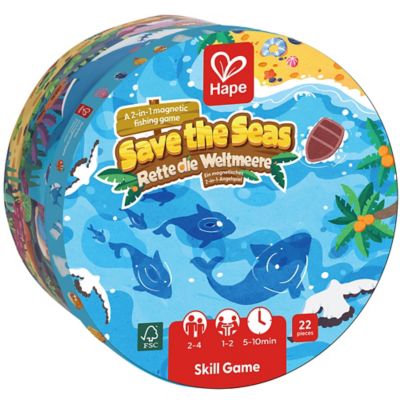 Hape Save the Seas - 2-in-1 Magnetic Fishing Game