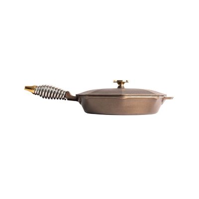 Image showing  FINEX 10 in. Cast Iron Skillet with Lid