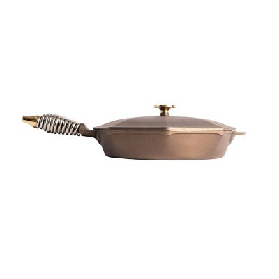 Image showing  FINEX 12 in. Cast Iron Skillet with Lid