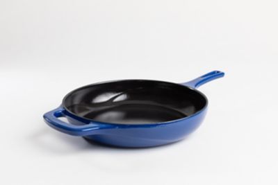 Lodge Cast Iron USA Enamel 11 in. Skillet, Smooth Sailing (Blue)