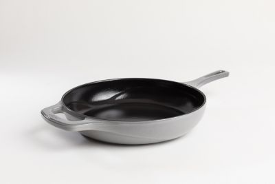 Lodge Cast Iron USA Enamel 11 in. Skillet, Moonstruck (Gray)