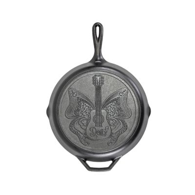 Lodge Cast Iron Lodge Dolly Parton 12 in. Love is Like a Butterfly Skillet