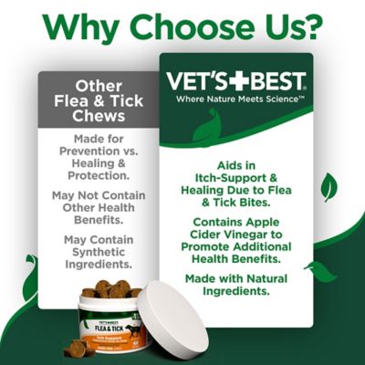Image showing 8 th Vet's Best Flea & Tick Support Chews, 60 ct.