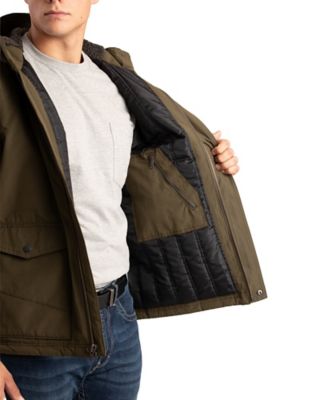 Image showing  Men's Quilt-Lined Micro-Duck Hooded Jacket