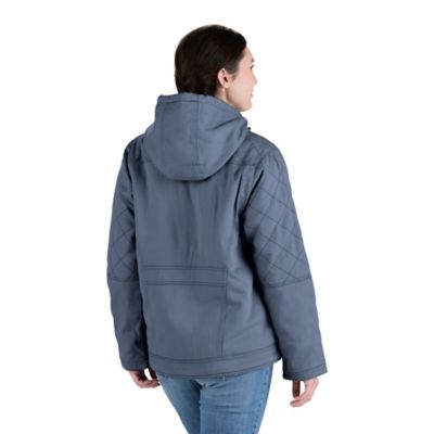 Image showing 1 th Berne Women's Sherpa-Lined Twill Hooded Jacket