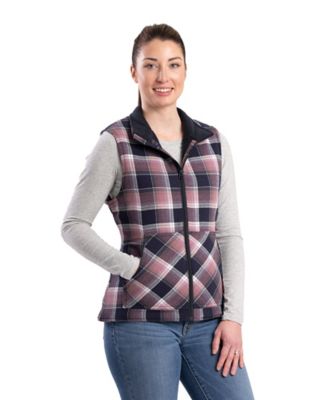 Berne Women's Quilt-Lined Flannel Vest