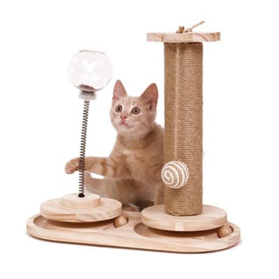 Armarkat Interactive Scratch Post and Activity Center - The Ultimate Cat Playground S1501