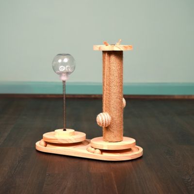 Image showing  Interactive Scratch Post and Activity Center - The Ultimate Cat Playground S1501