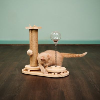Image showing  Interactive Scratch Post and Activity Center - The Ultimate Cat Playground S1501