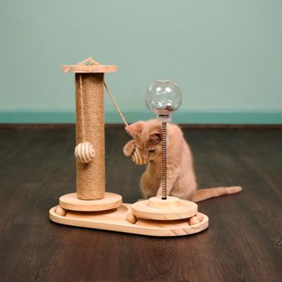 Image showing  Interactive Scratch Post and Activity Center - The Ultimate Cat Playground S1501