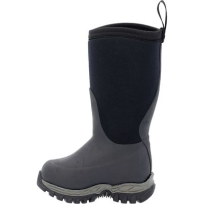 Image showing 4 th Muck Boot Company Kids' Rugged II Black Neoprene Waterproof Insulated Boots