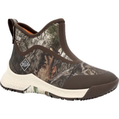 Muck Boot Company Big Kids' Outscape Slip-On Camo Ankle Boots