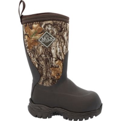 Image showing 6 th Muck Boot Company Kids' RealTREE Edge Rugged II Neoprene Waterproof Insulated Boots