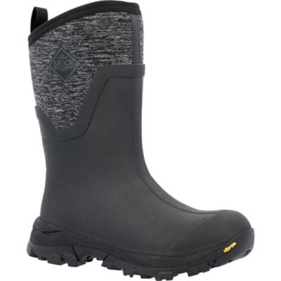 Muck Boot Company Women's Arctic Ice Black Mid Boot Vibram Arctic Grip A.T.